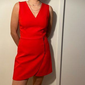 Alice + Olivia Red Mini Dress